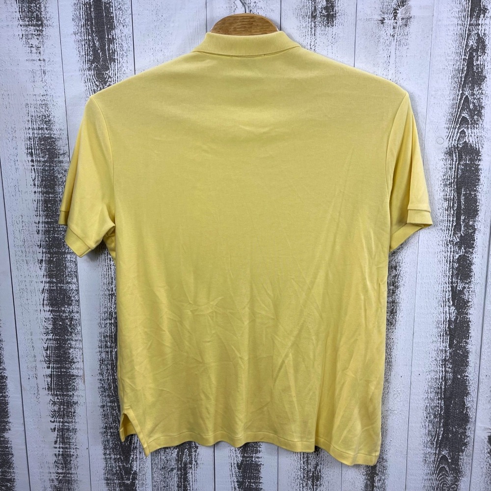 Polo Ralph Lauren Polo Shirt Men's L Short Sleeve Classic Yellow - Picture 2 of 7